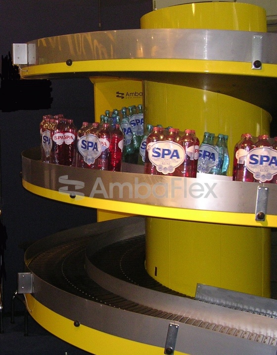 All-purpose spiral conveyor for medium to large products